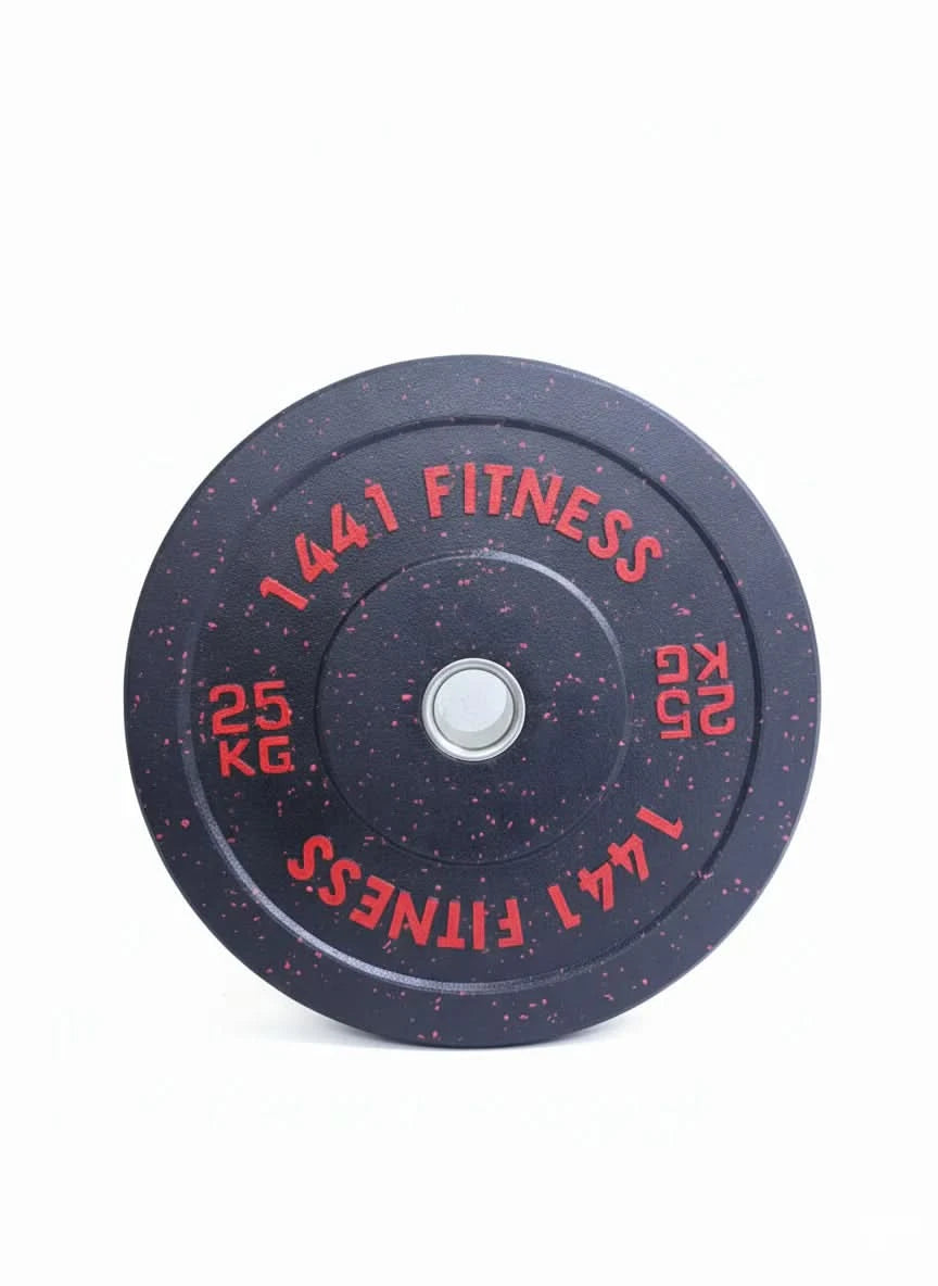 1441 Fitness Speckled Bumper Plates, 5KG to 25KG, Sold as Piece 25KG