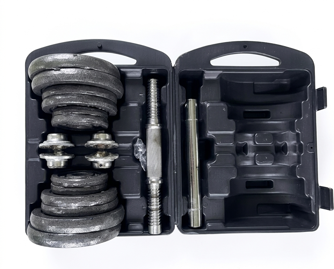 Extreme Sports Adjustable Chrome Dumbbells – 20kg Weight Set
