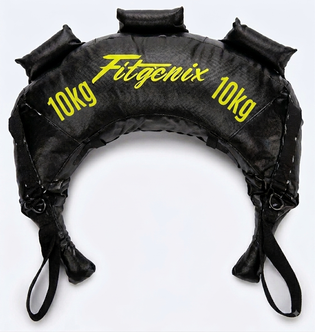 Fitgenix Weight Bag with Two Handles – PVC Functional Training Bag 10Kg