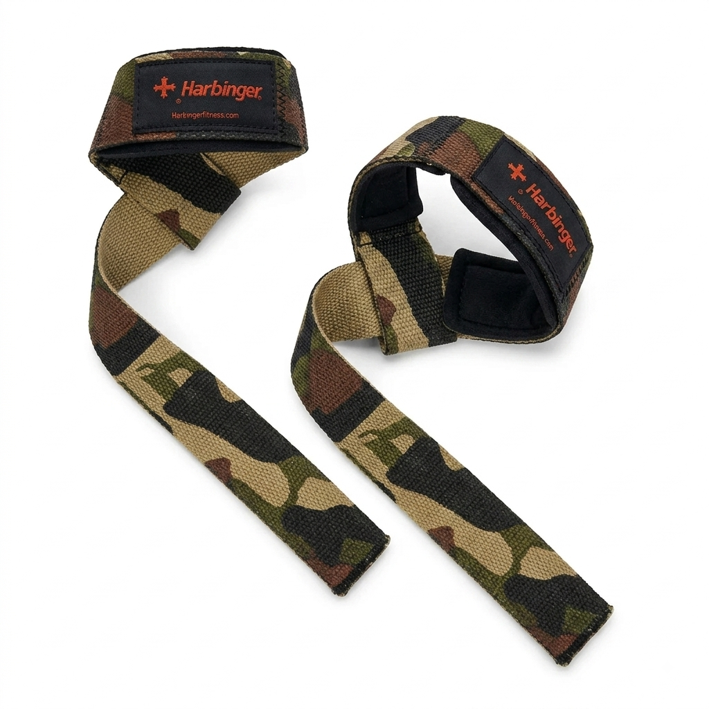 Harbinger Padded Cotton Lifting Straps 21.5" – Pair
