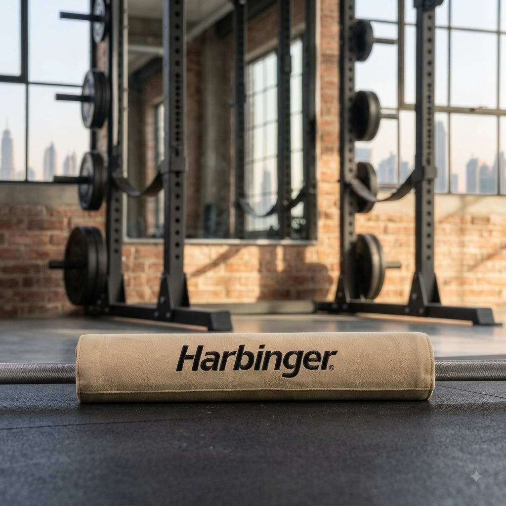 Harbinger 14" Bar Pad | Padded Barbell Support for Squats & Hip Thrusts