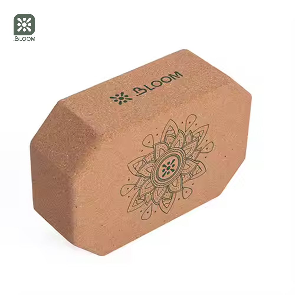 Bloom Natural Cork Yoga Block