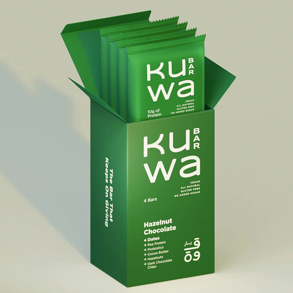 Kuwa All Natural Protein Bars (Pack of 4)