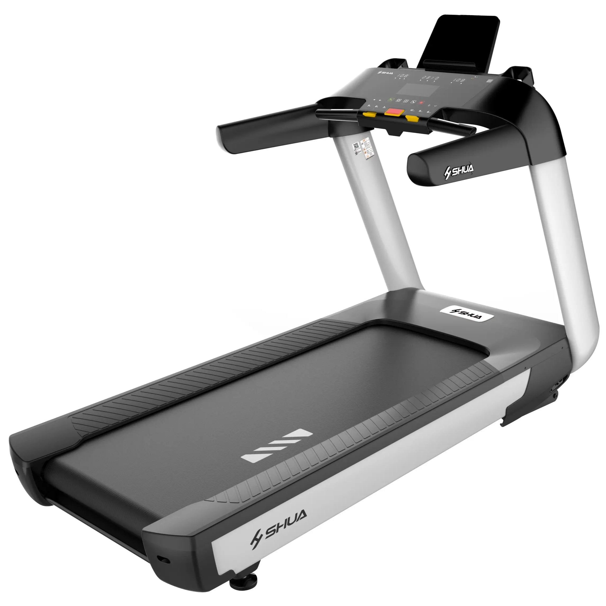 SHUA, Commercial Treadmill SH-T9100, Silver Gray, Black