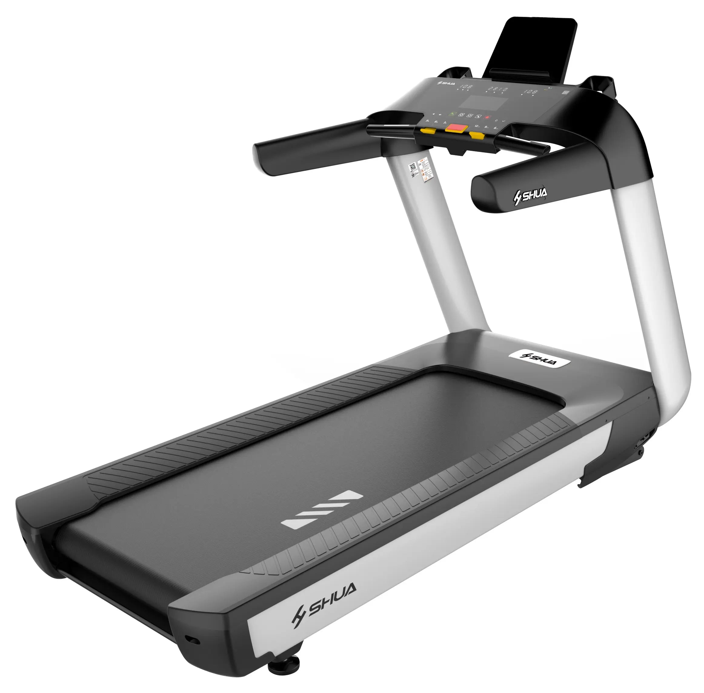 SHUA, Commercial Treadmill SH-T9100, Silver Gray, Black