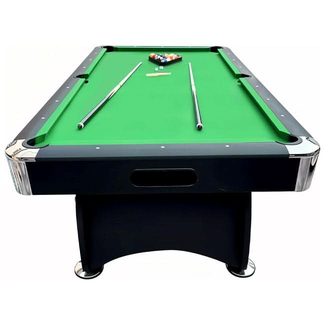 Harley Fitness 8x4 Green Professional Billiard Pool Table – Full-Size, Scratch-Resistant, Complete Accessory Set