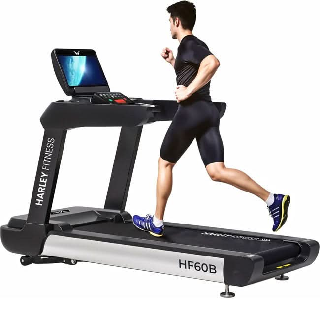 Harley Fitness HF60BS Treadmill – 6.0 HP, 25 km/h Speed, 18.5” Touchscreen, 250kg Capacity