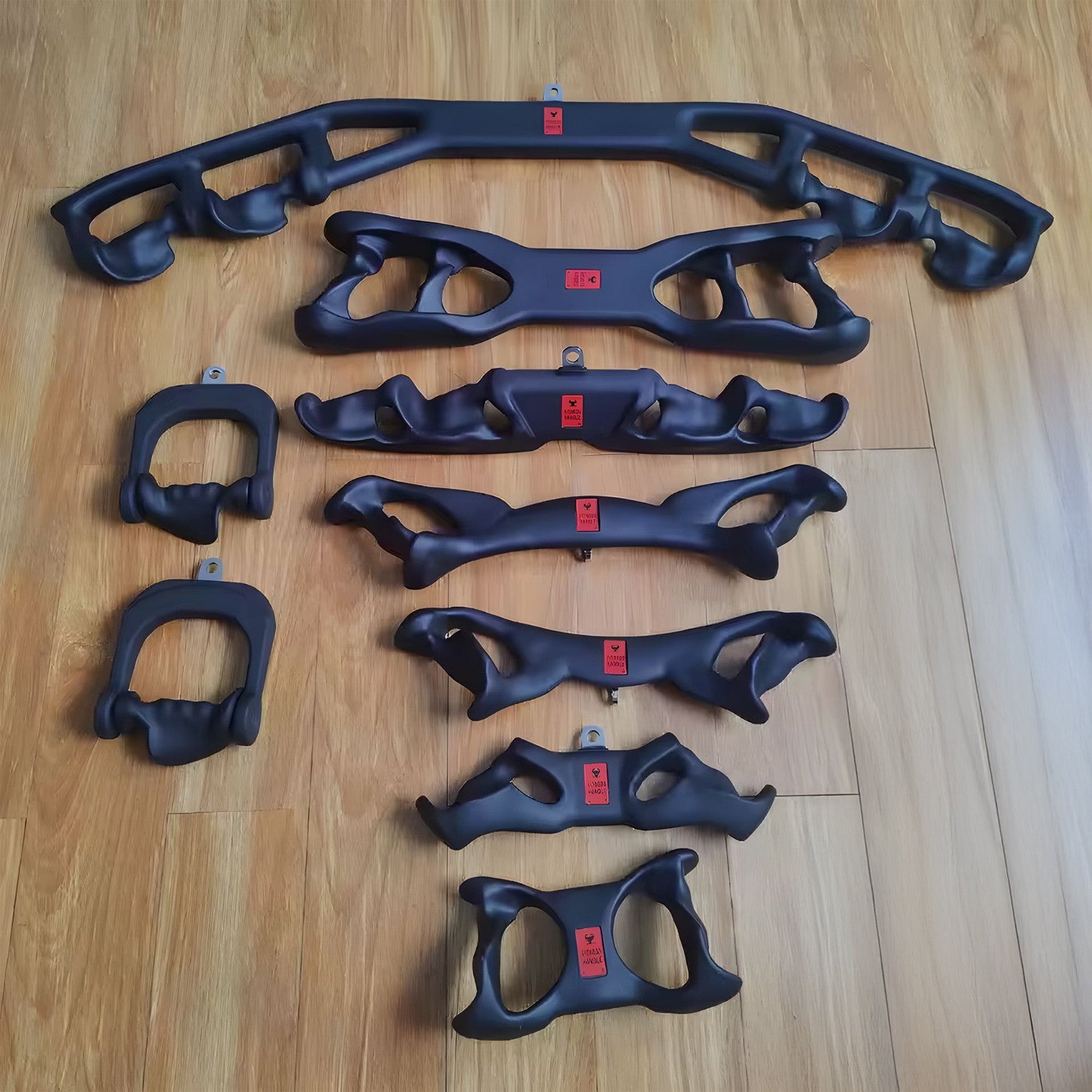 Harley Fitness Multi-Grip Cable Handle Set (Lat & Row Attachments) Ð Without Stand