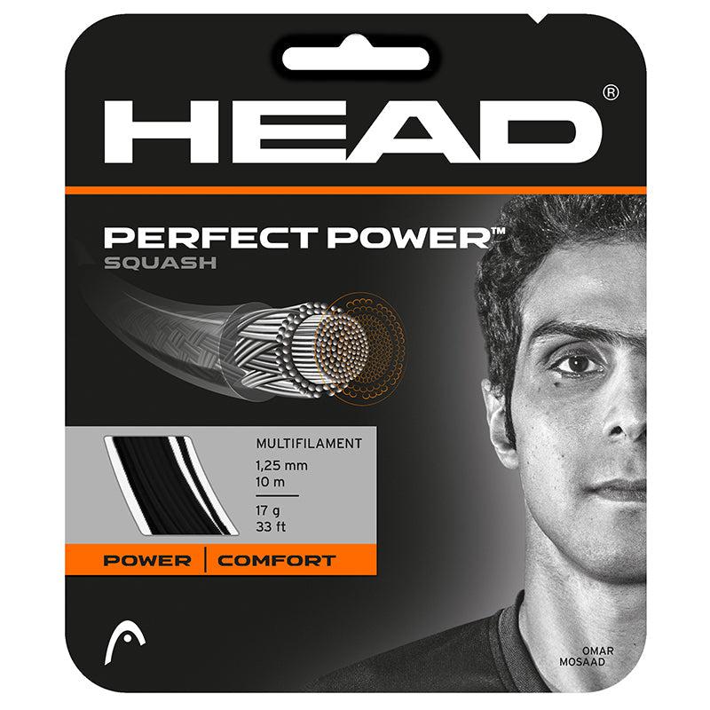 Head Perfect Power Squash - String, Black