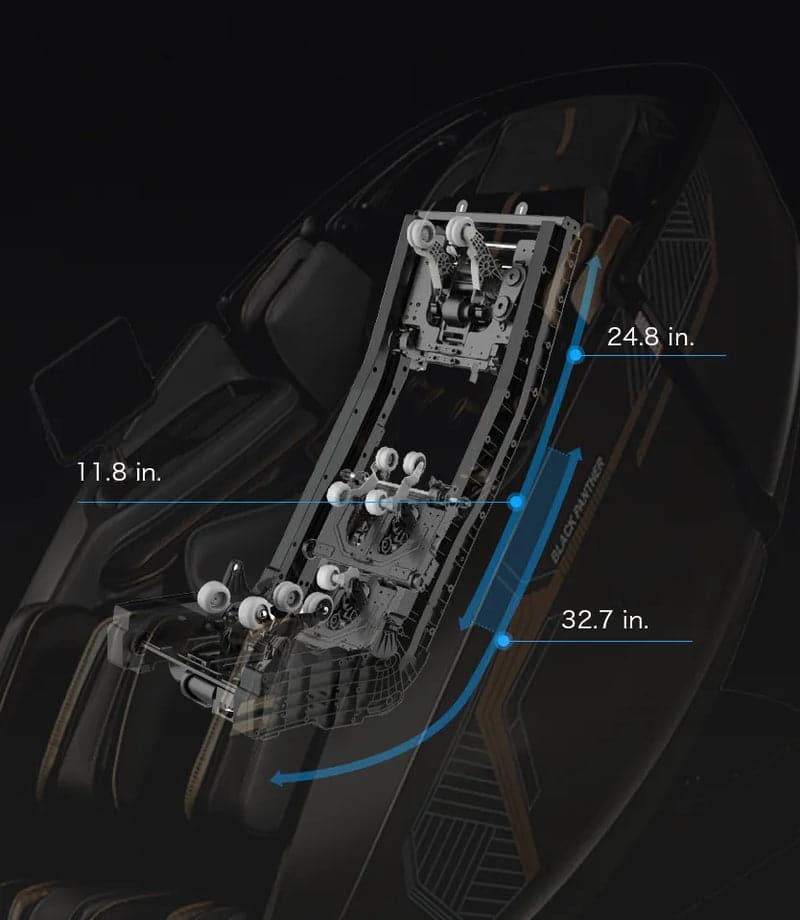 Rotai Black Panther Massage Chair