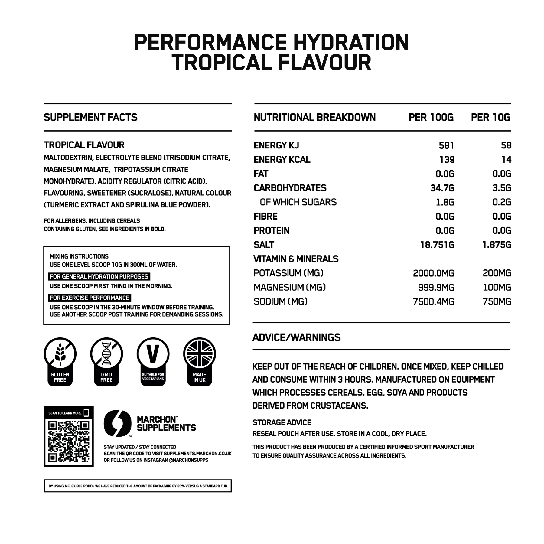 MARCHON Performance Hydration
