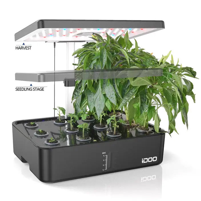 12Pods Hydroponics Growing System Indoor Herb Garden