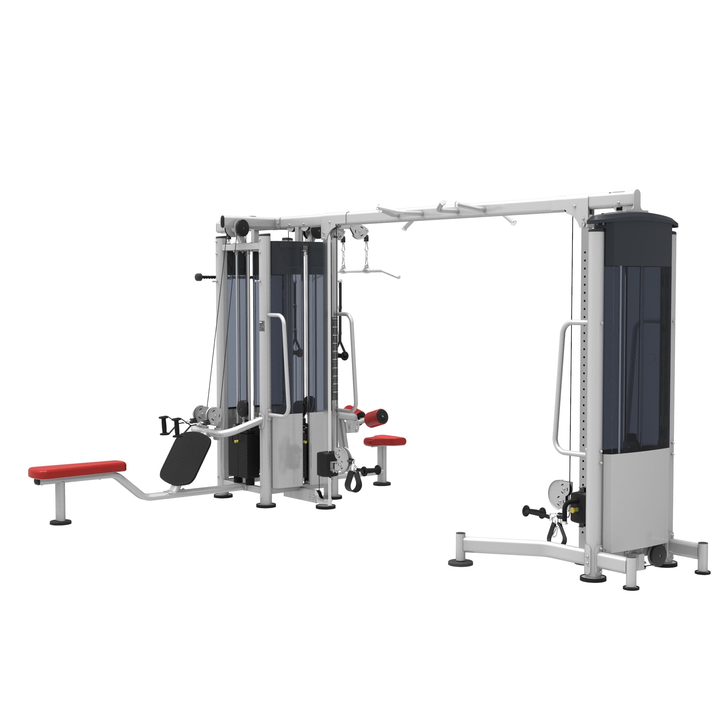 Impulse Fitness IT9525 + IT9527 + IT9527OPT 5-Sided Multi-Function Platform [5 Stack Multi Station]