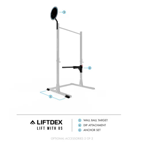 Liftdex Jumpman Stand (Squat Rack 2.4m)