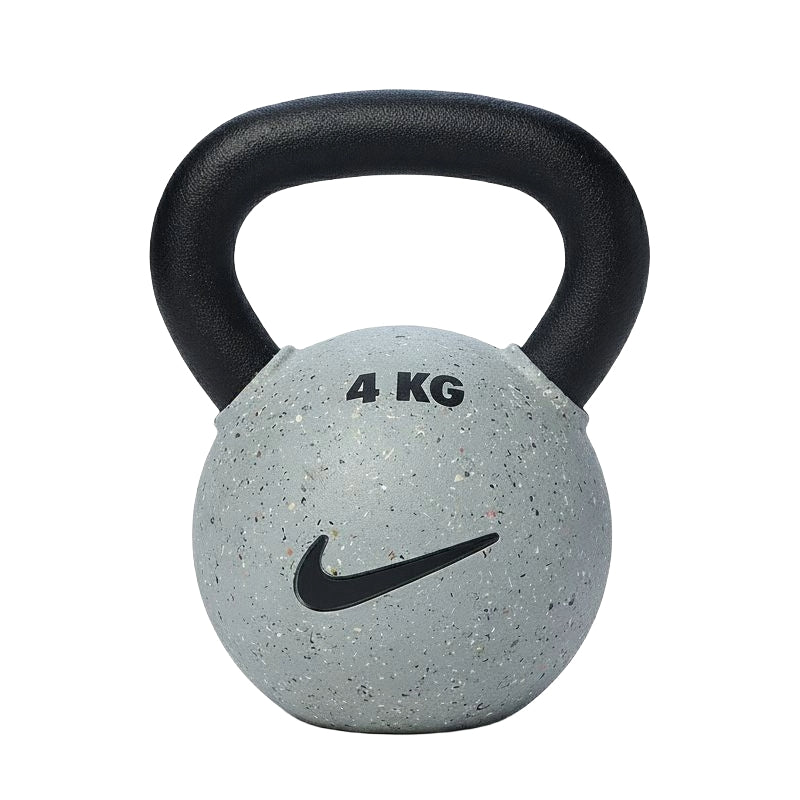 Nike Rubber Coated Kettlebell Strength Training Grind Kettlebells - Smoke Grey 4