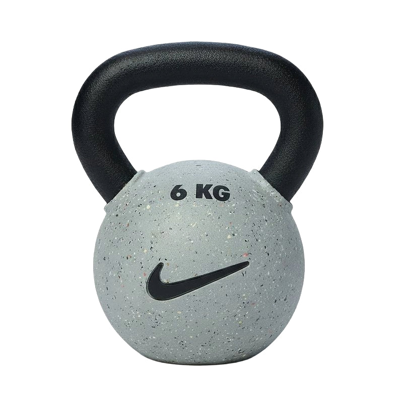 Nike Rubber Coated Kettlebell Strength Training Grind Kettlebells - Smoke Grey 6