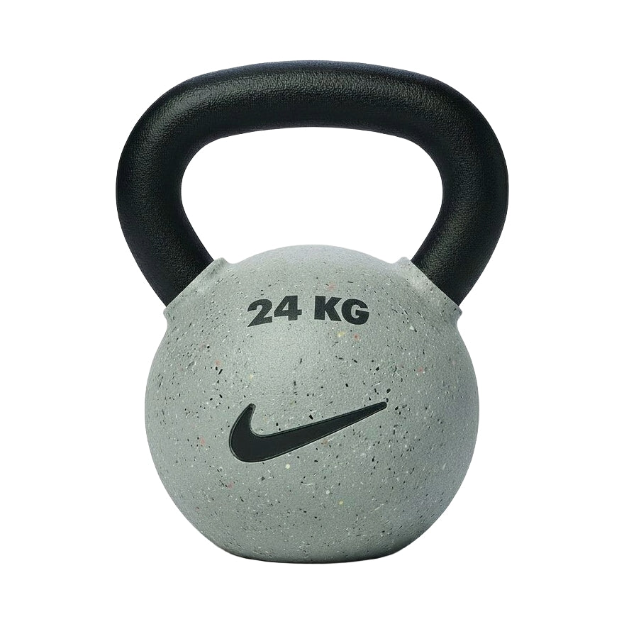 Nike Rubber Coated Kettlebell Strength Training Grind Kettlebells - Smoke Grey 24