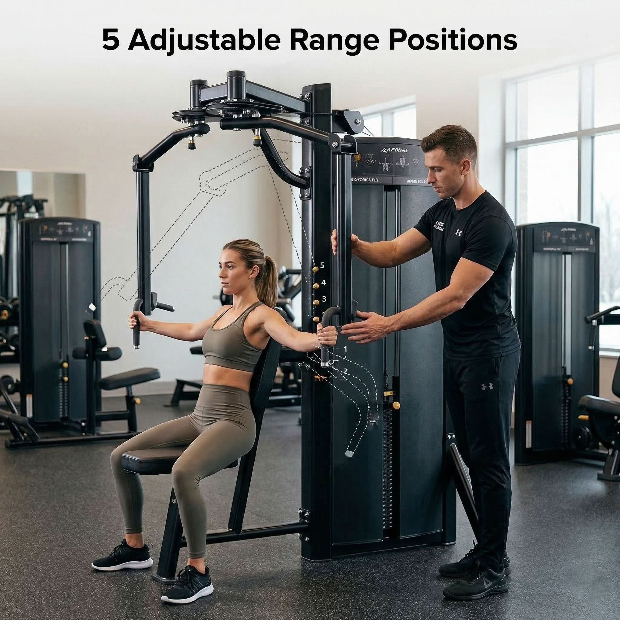 Life Fitness Axiom Series Pectoral Fly & Rear Deltoid Machine