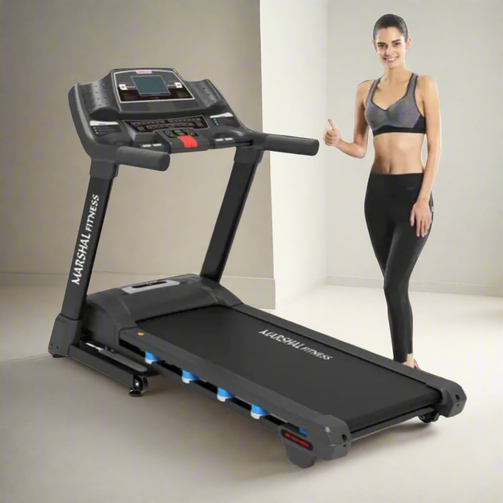 MF 8HP AC Heavy-Duty Treadmill 160kg 55cm Belt Shock Absorbing