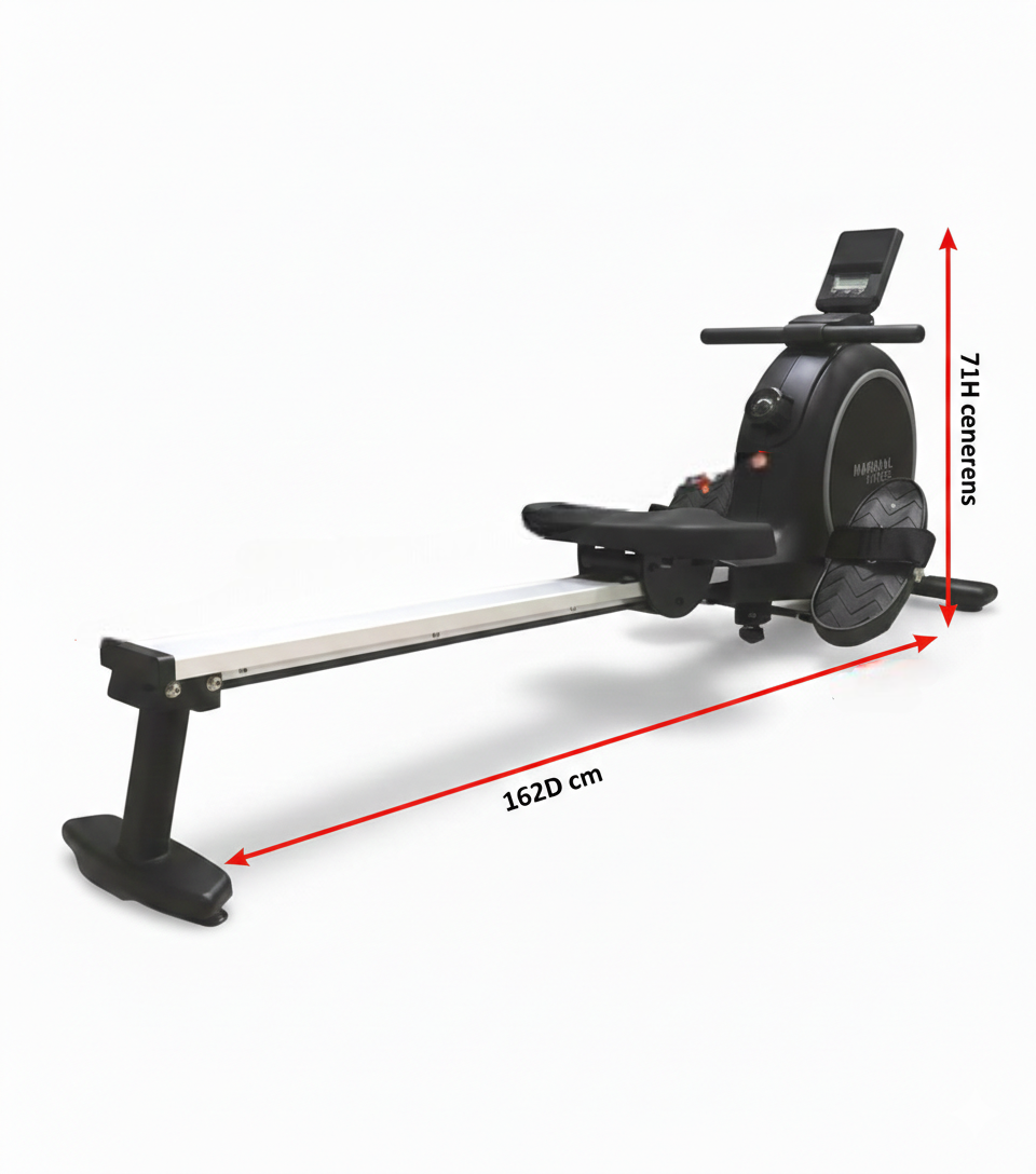 MF Magnetic Rowing Machine 16-Level Resistance Aluminium Rail