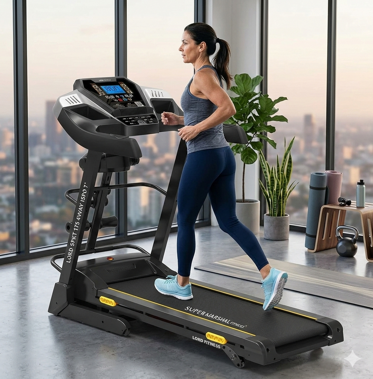 Marshal 3.5 HP Motorized Treadmill with Auto Incline