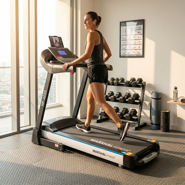 Marshal 5.0 HP Auto Incline Treadmill with 10.1Ó Screen