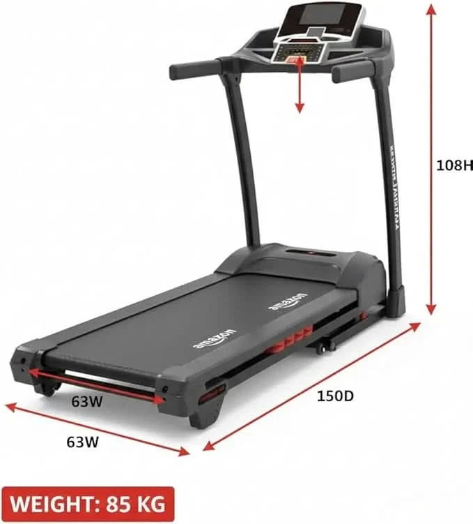 Marshal Fitness 5HP Auto-Incline Treadmill with TV | 140KG Capacity
