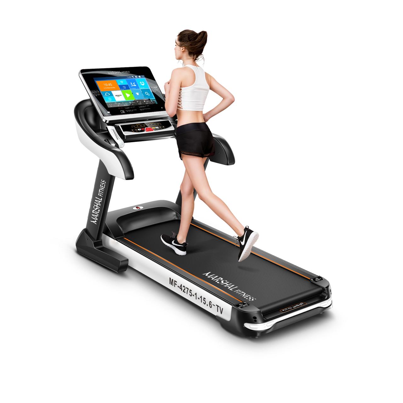 MF 6.0HP Android TV Treadmill | MF-4275-1-15.6-TV