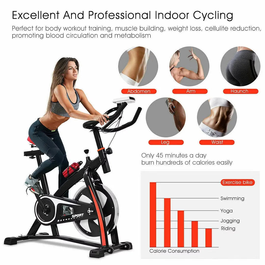 MF Indoor Exercise Bike 10kg Flywheel Adjustable Resistance