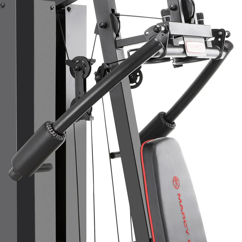 Marcy Club Stack Home Gym MKM-81010 with 200 lb Weight Stack