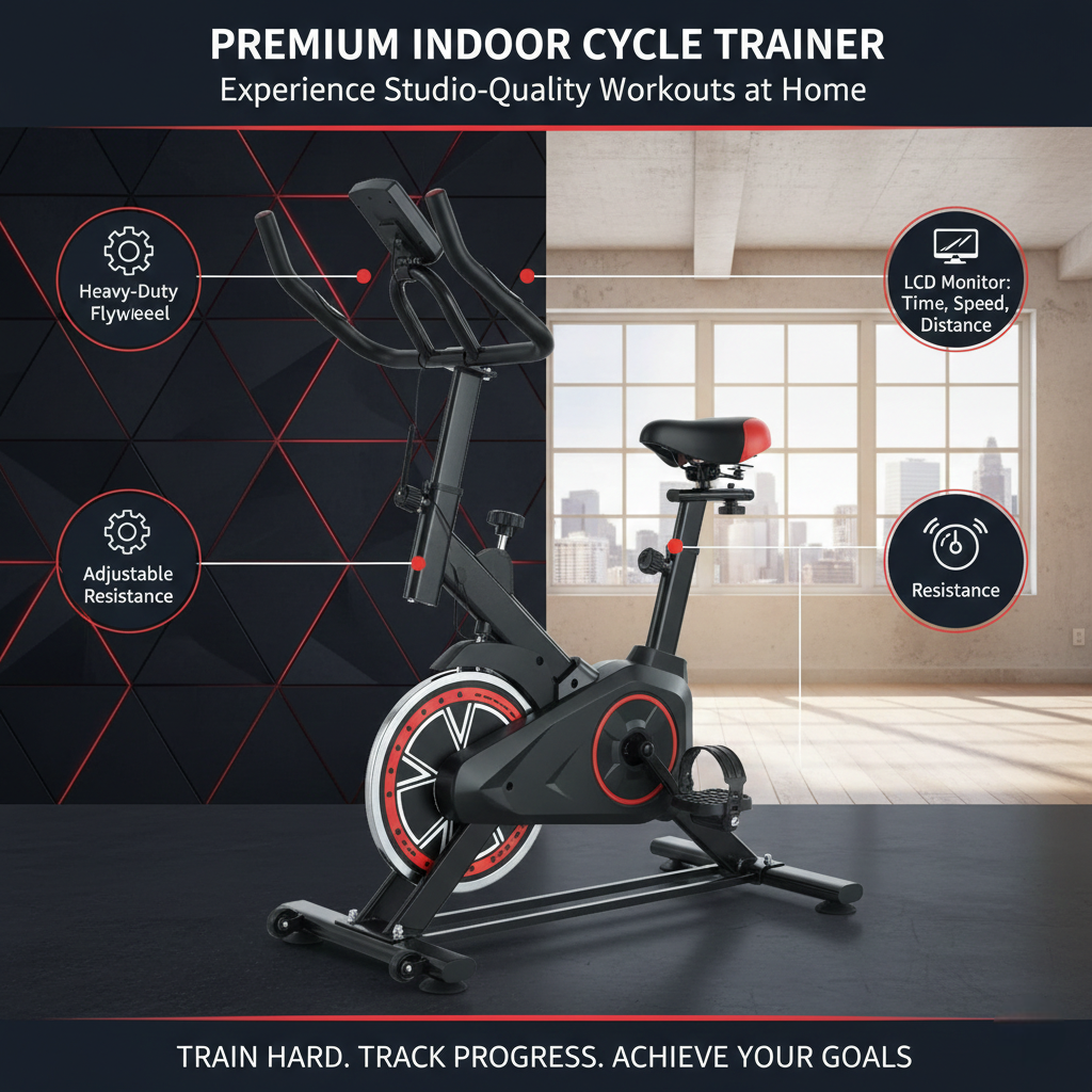 Marshal Dynamic Magnetic Spin Bike for Total Fitness