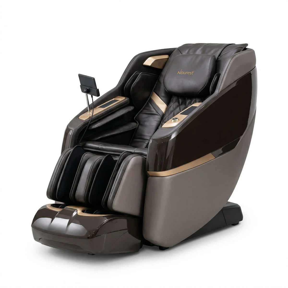 Nourest Nexus 4D Massage Chair with Sonic Wave Technology Brown