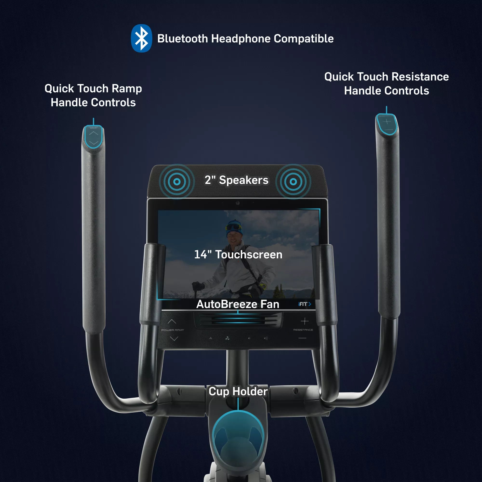 NordicTrack AirGlide 14i Elliptical Cross Trainer Machine