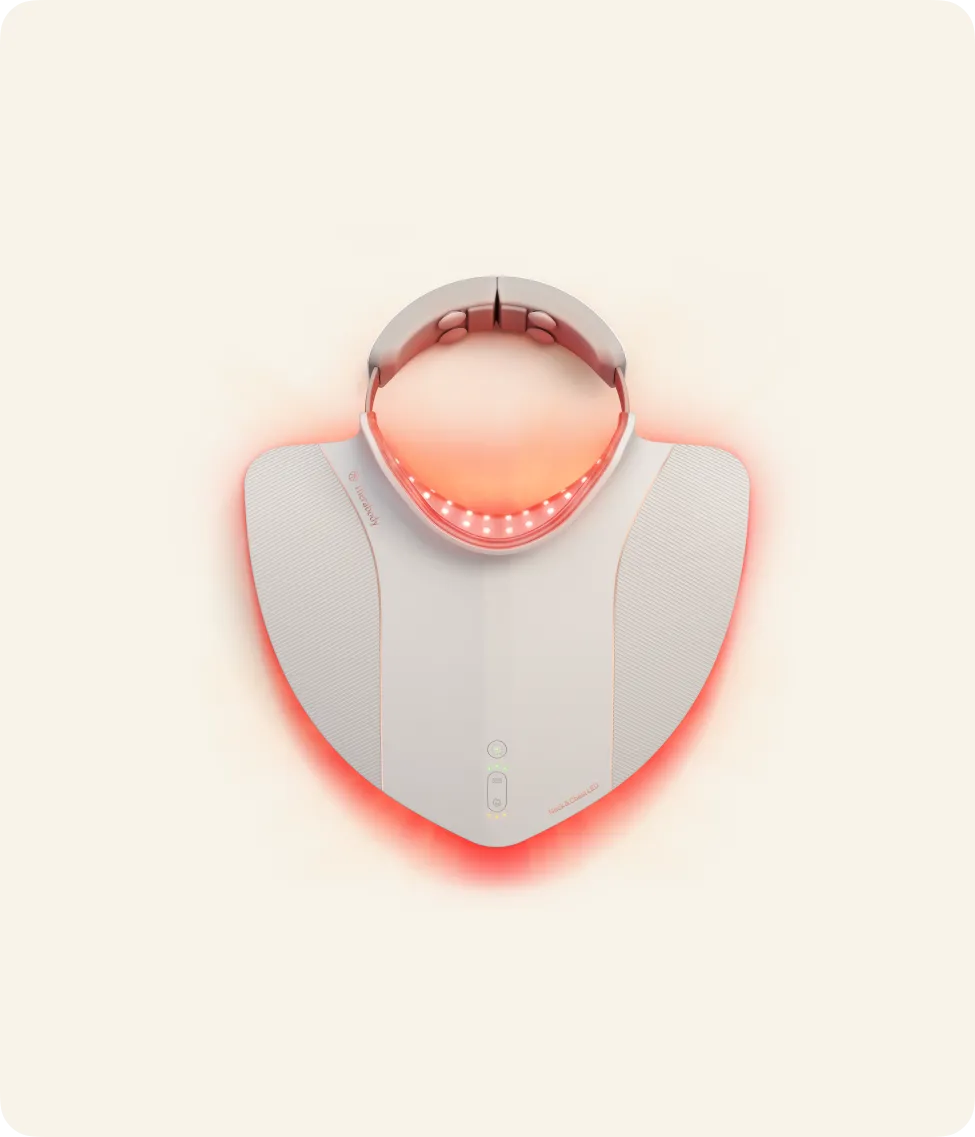 TheraFace LED Neck and Chest red light device UAE