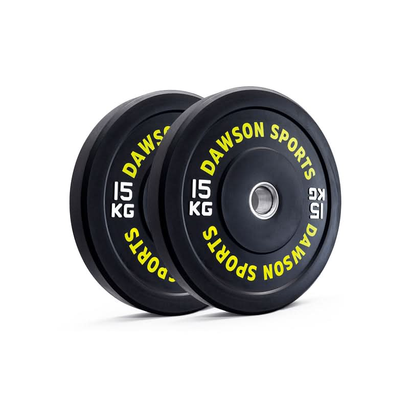 DS Rubber Bumper Plates  (w/ upturned ring) - 15kg