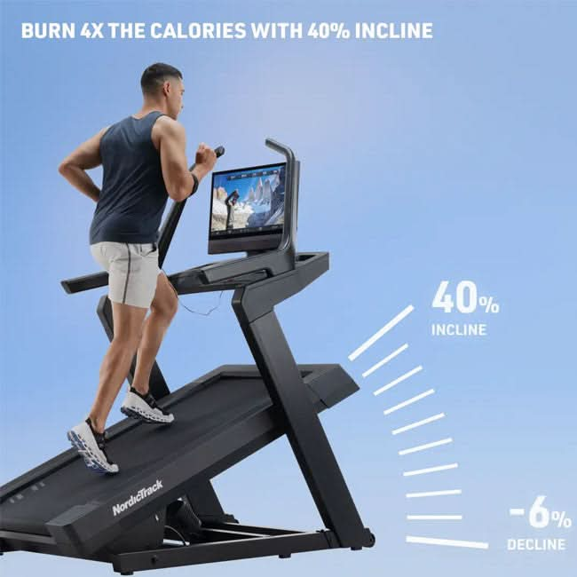 NordicTrack Elite X24i Treadmill with 24" HD Screen - 2025 Model | Premium Home Fitness Experience