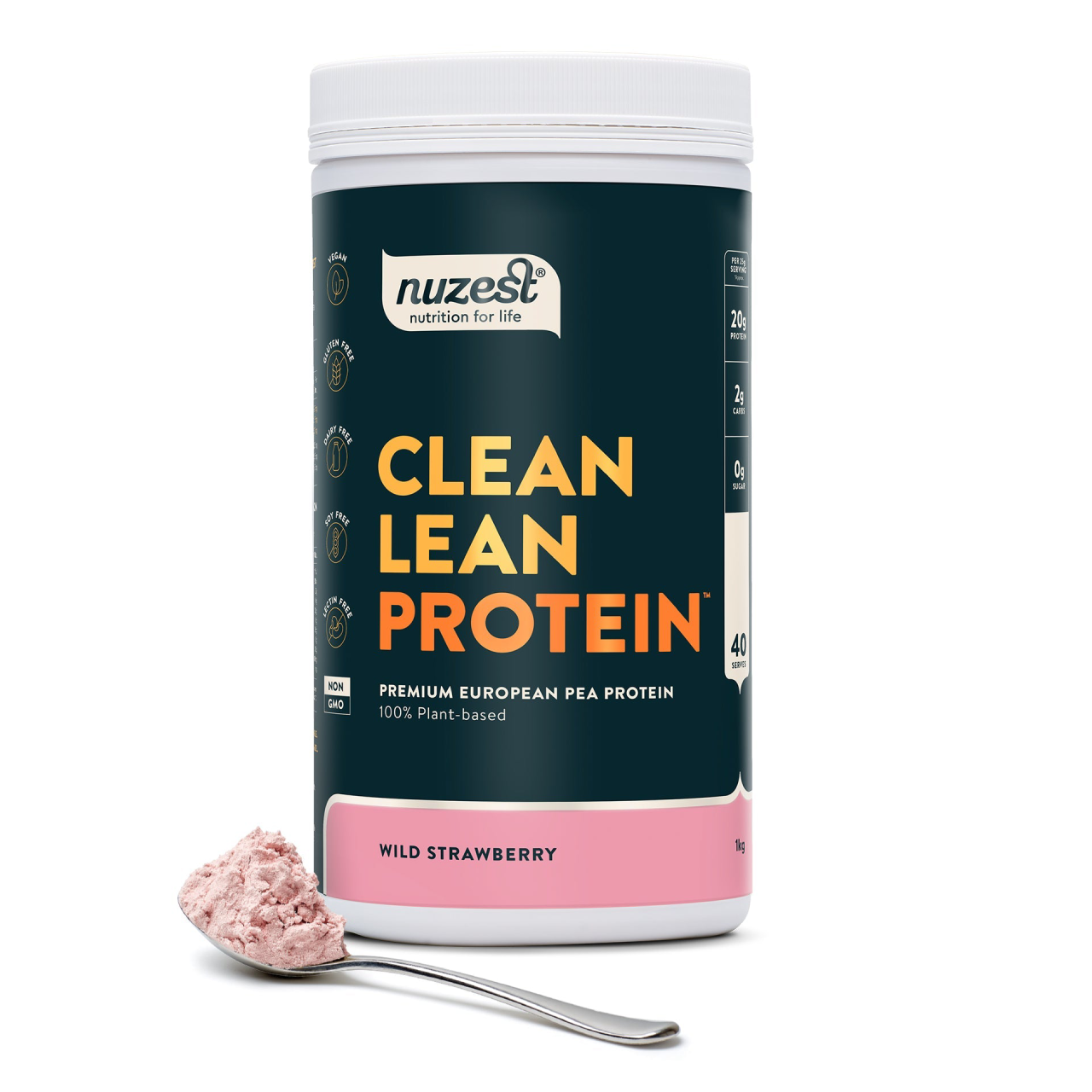 Nuzest Clean Lean Protein, 1Kg Wild Strawberry