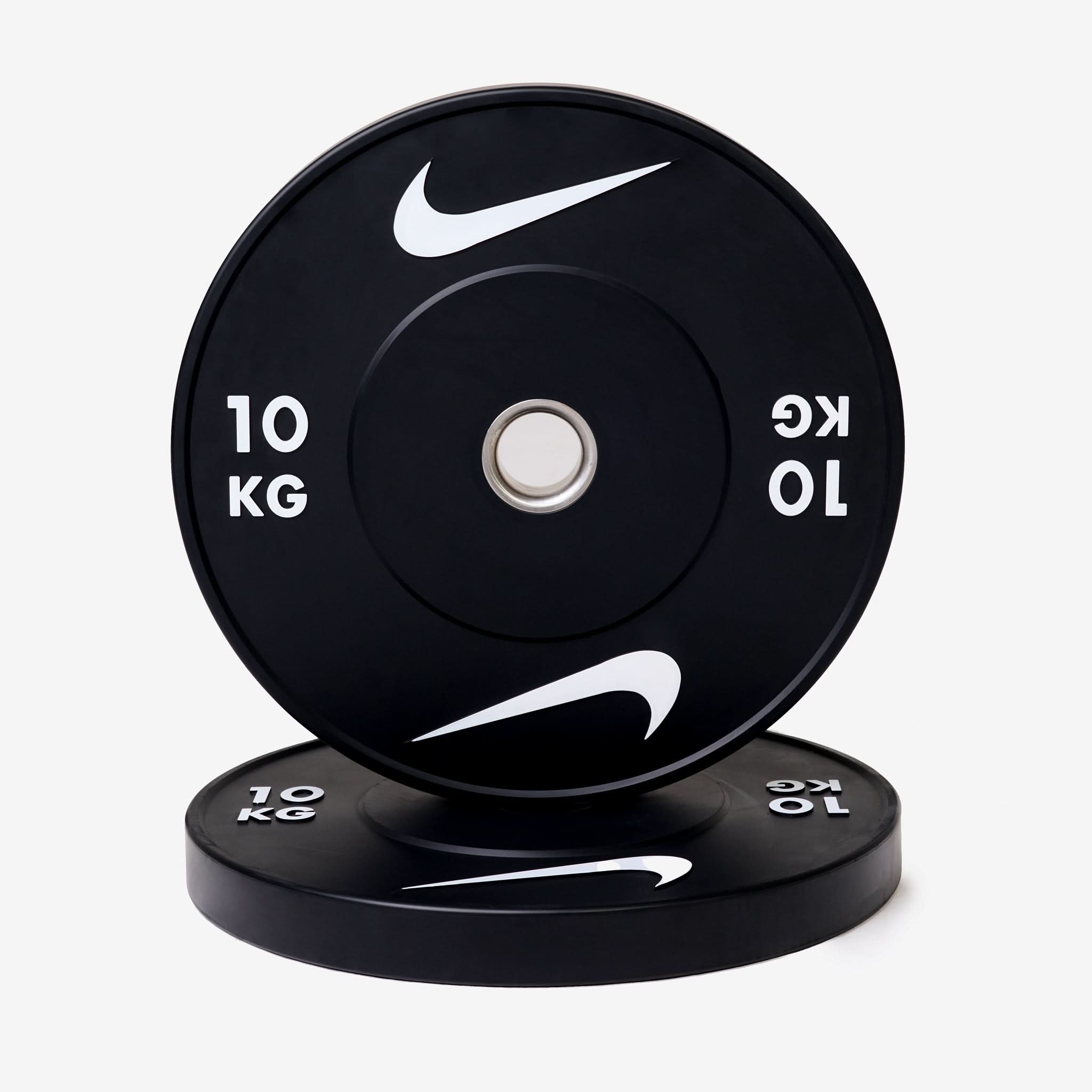 Nike Olympic Rubber Bumper Plates, 5Kg to 25 Kg, Sold as Piece