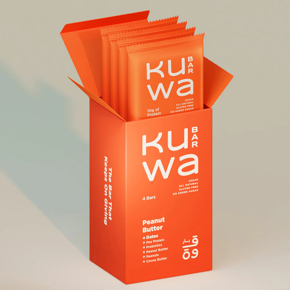 Kuwa All Natural Protein Bars (Pack of 4)