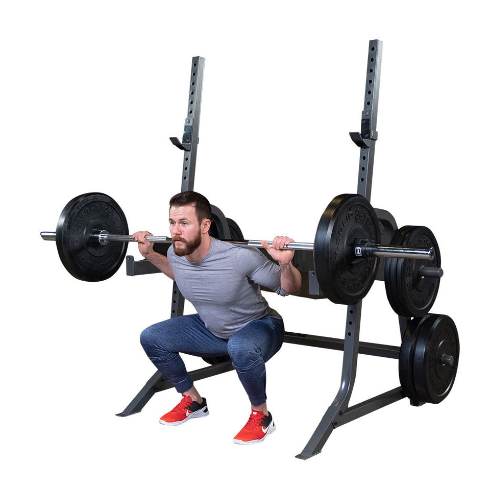 Body Solid PMP150 Multi-Press Rack – Adjustable Squat & Bench Stand 600LB