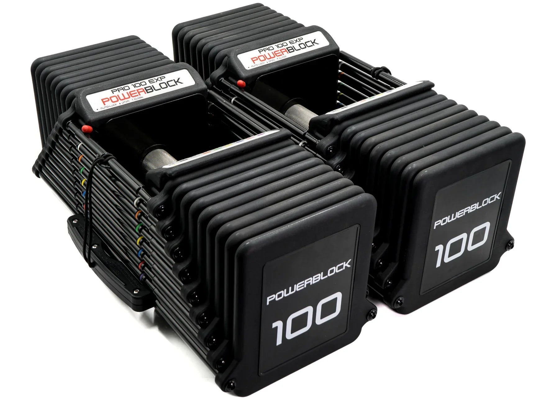 PowerBlock Pro 100 EXP (Expandable) - Sold as Pair 2-45kg (5-100lb)