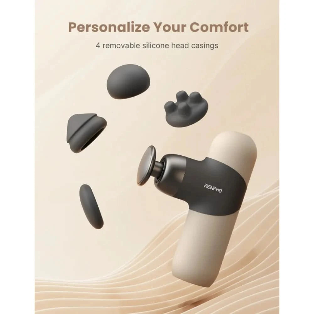 RENPHO Mini Thermal Massage Gun with Heat Function
