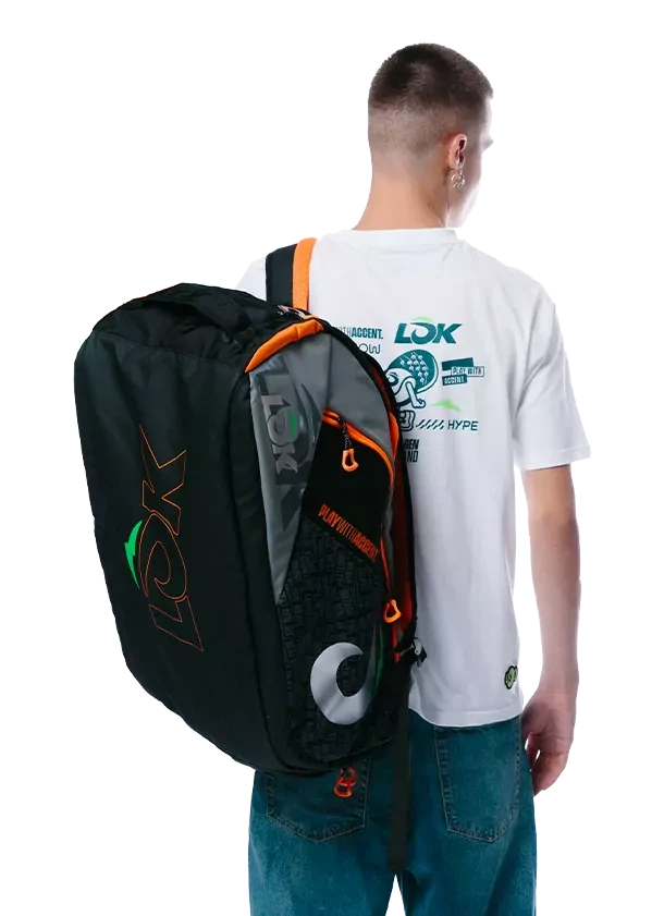 LÕK Maxx Gen 2 Racket Bag 70L – Padel Bag with Thermal Compartments
