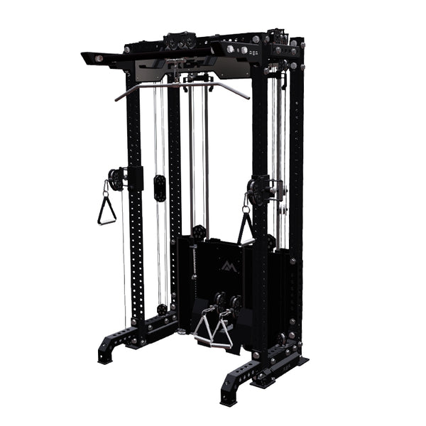 REP Fitness Compact Ares 2.0 Functional Trainer - Metallic Black | 93" Height, 4-Post