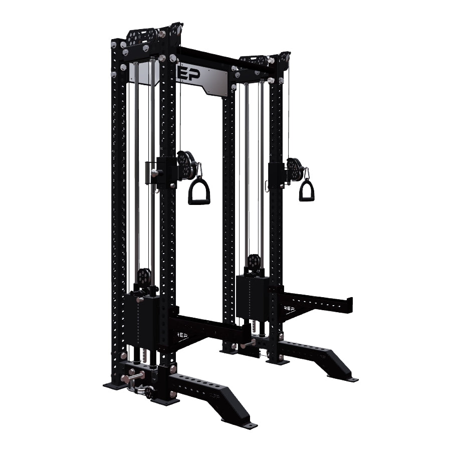 REP Fitness Compact Athena Functional Trainer - Metallic Black | 93" Height, 4-Post