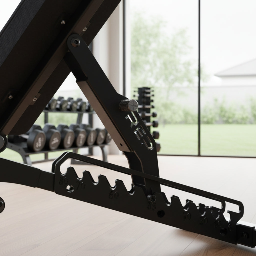 REP Fitness BlackWing Adjustable Weight Bench - Metallic Black