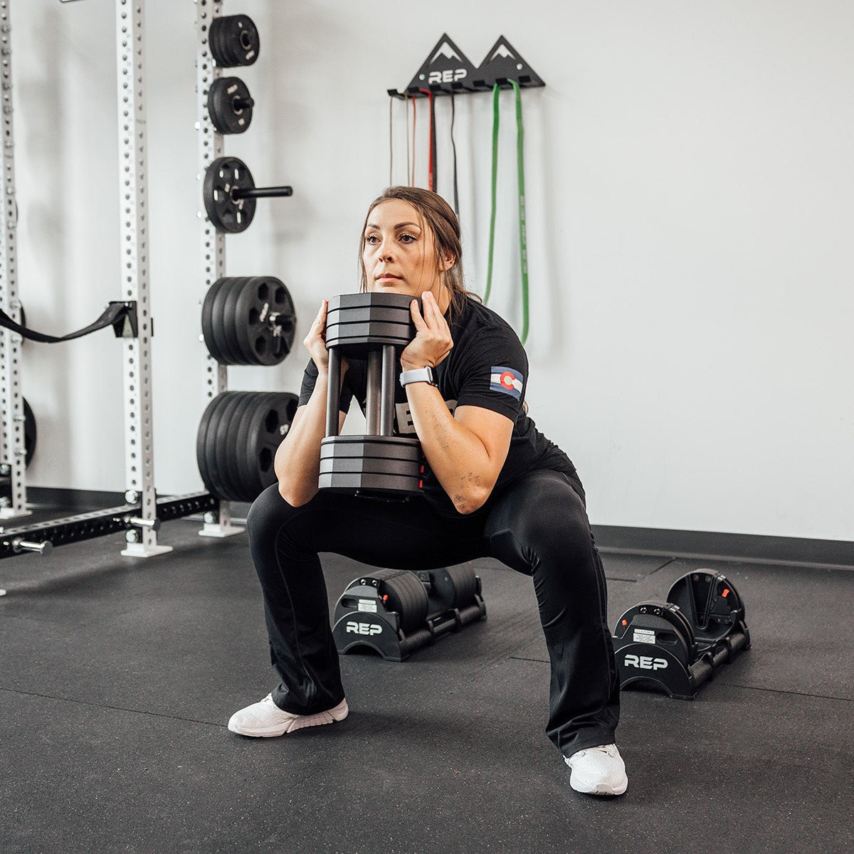 REP Fitness QuickDraw Adjustable Dumbbells - Pair