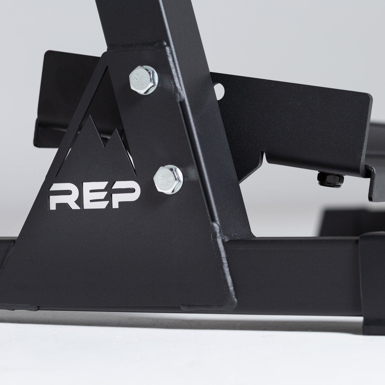 REP Fitness Heavy-Duty 3-Tier Dumbbell Storage Rack - Metallic Black