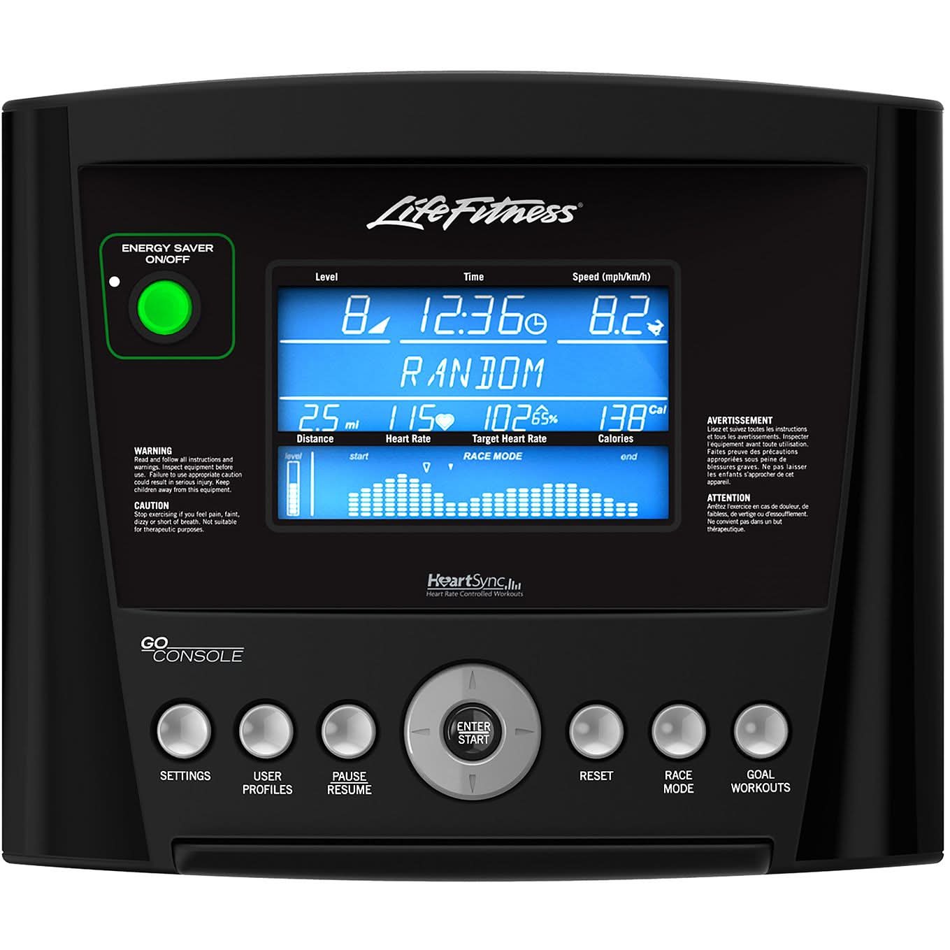 Life Fitness RS1 Recumbent Bike