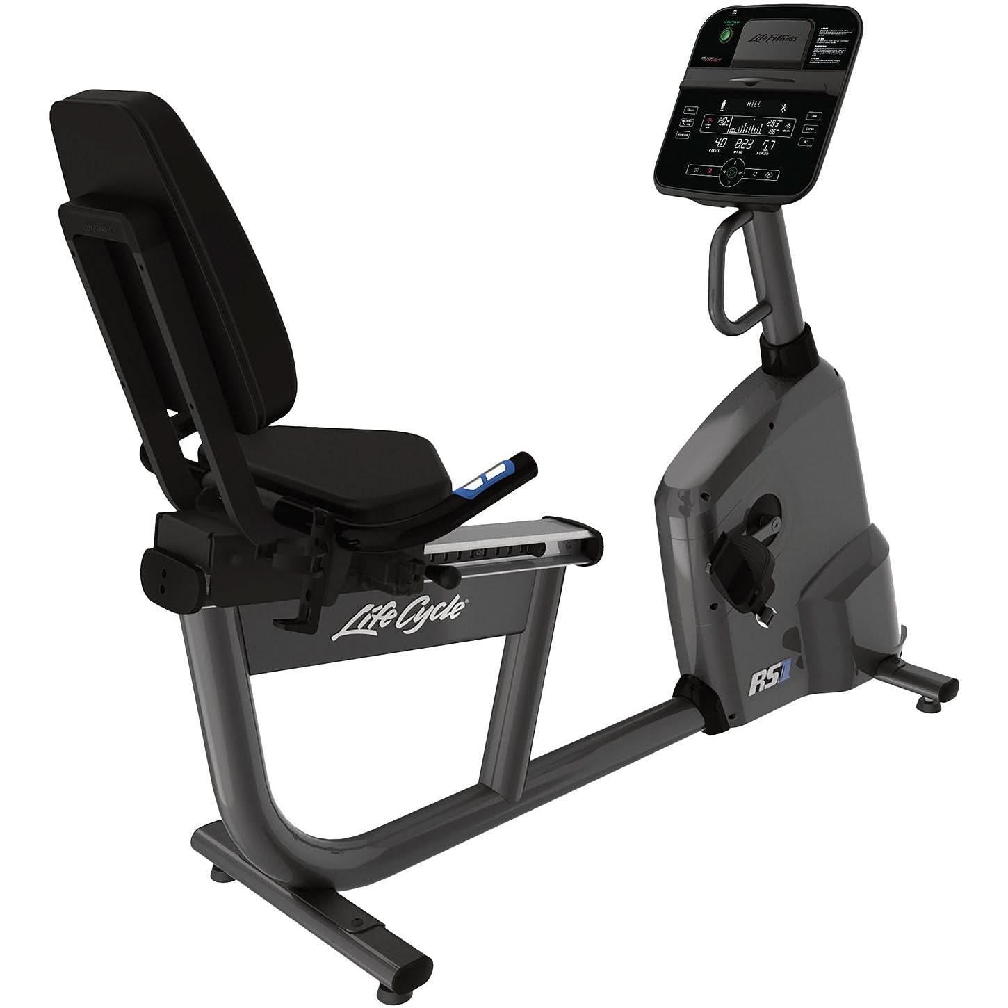 Life Fitness RS1 Recumbent Bike | track Console